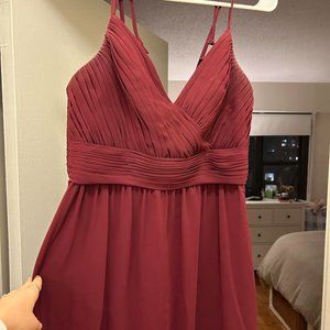 Sorella Vita Bridesmaid Gown - Burgandy/Wine
